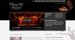 Desktop Screenshot of classicartsshowcase.org